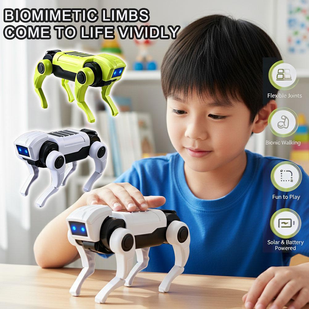 Science Project Robot - لعبة روبوت كلب قابلة للتجميع عن