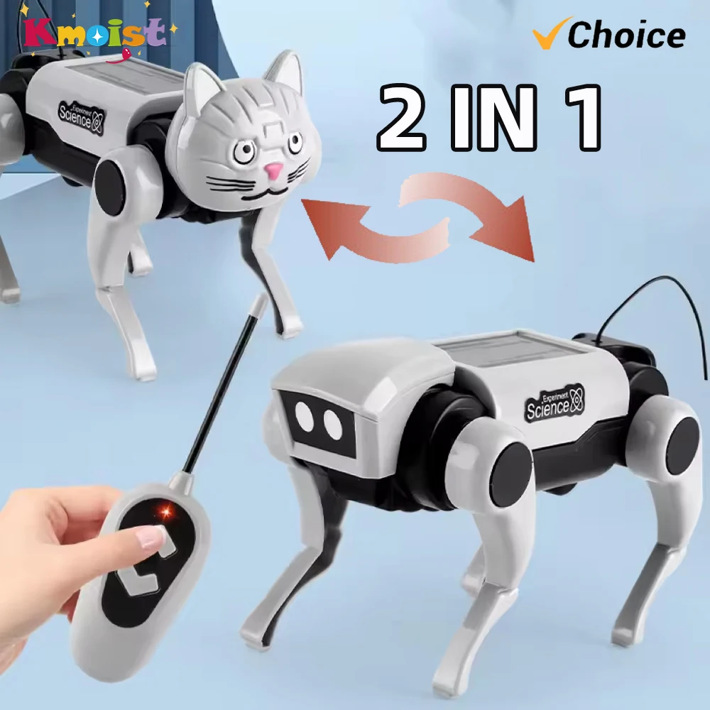 Science Project Robot - الطاقة الشمسية Rc روبوت الكلب الاطفال