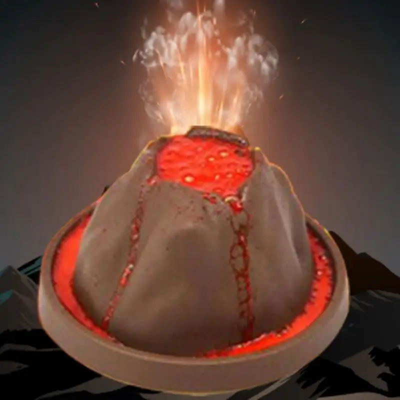 1 قطعة ألعاب استكشاف العلوم تع - مراجعة Volcano Kit Eruption وسعره