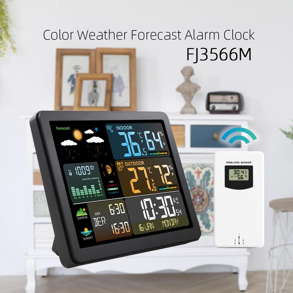ساعة طقس متعددة الوظائف بشاشة  - مراجعة Weather Station Indoor وسعره