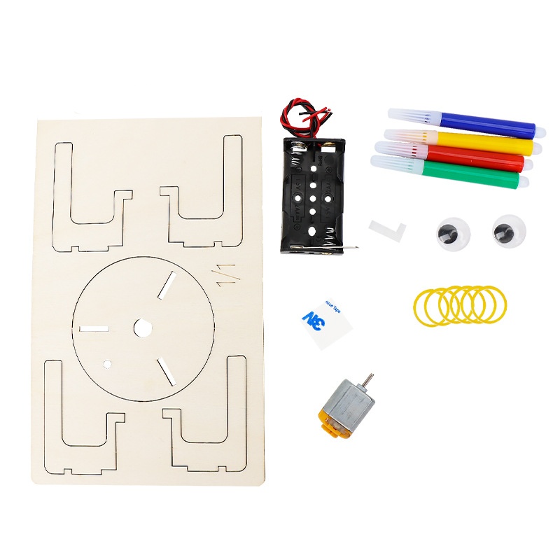 DIY الكهربائية الاهتزاز الكتاب - مراجعة Science Project Robot وسعره