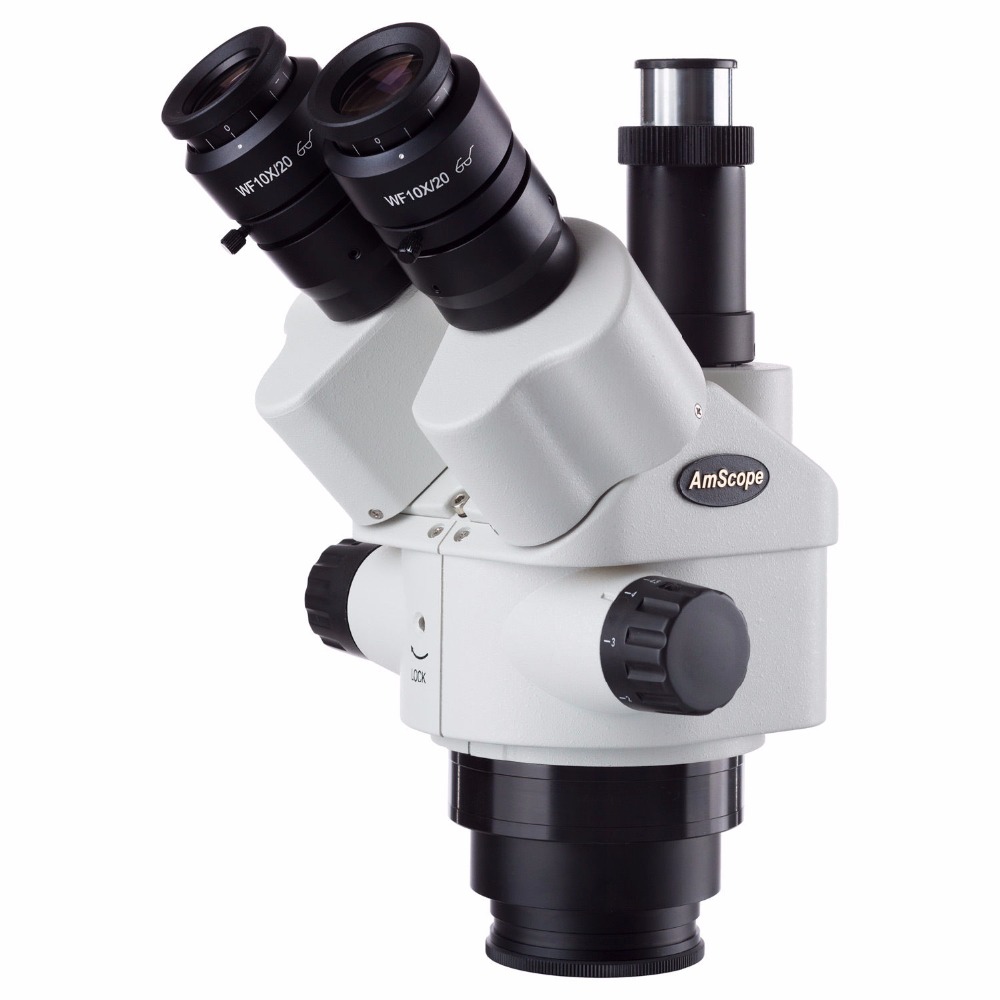AmScope 7X-45X Simul-Focal ثلا - مراجعة Amscope Microscope Stereo 7X-45X وسعره