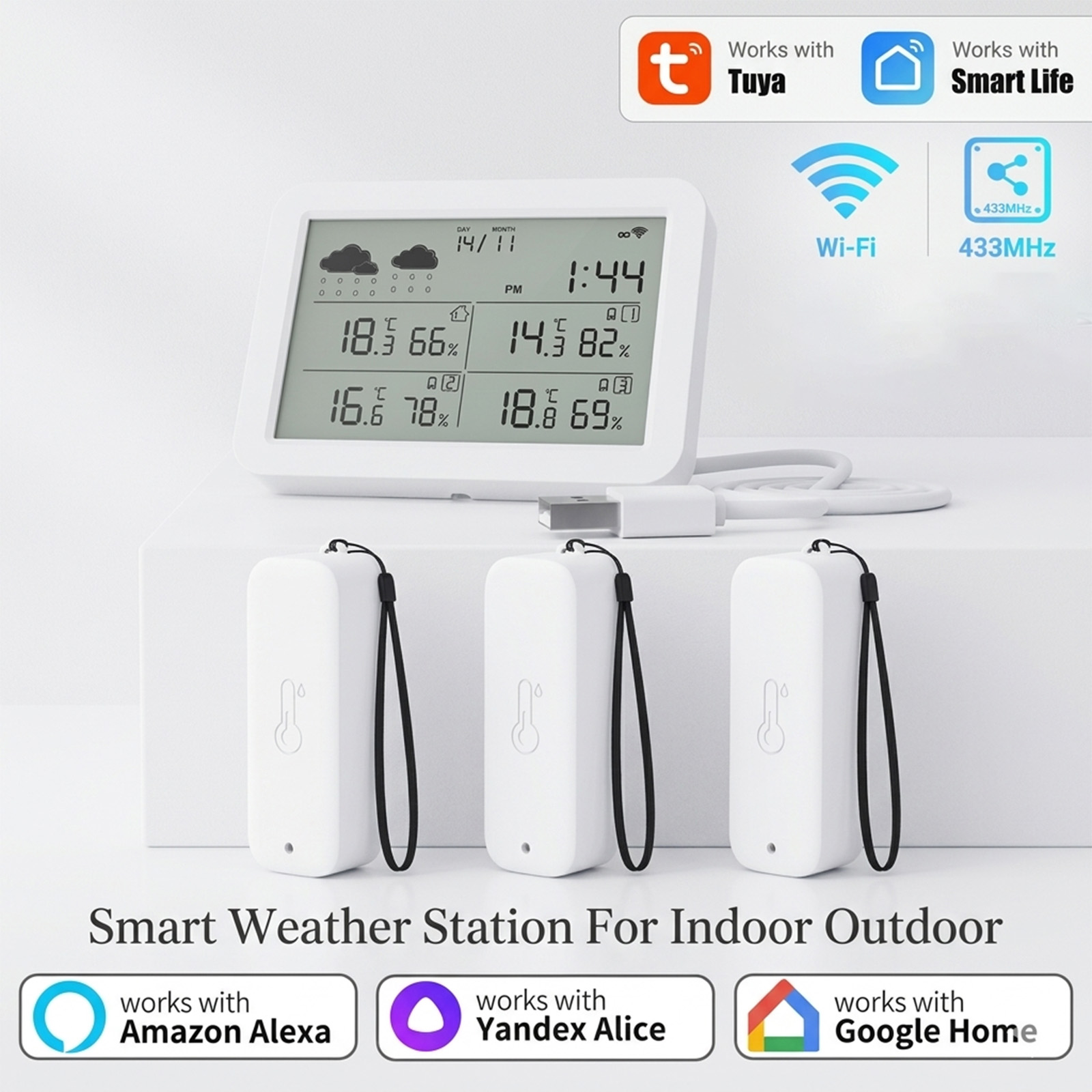 محطة طقس ذكية من تويا تعمل بتق - مراجعة Weather Station Indoor وسعره